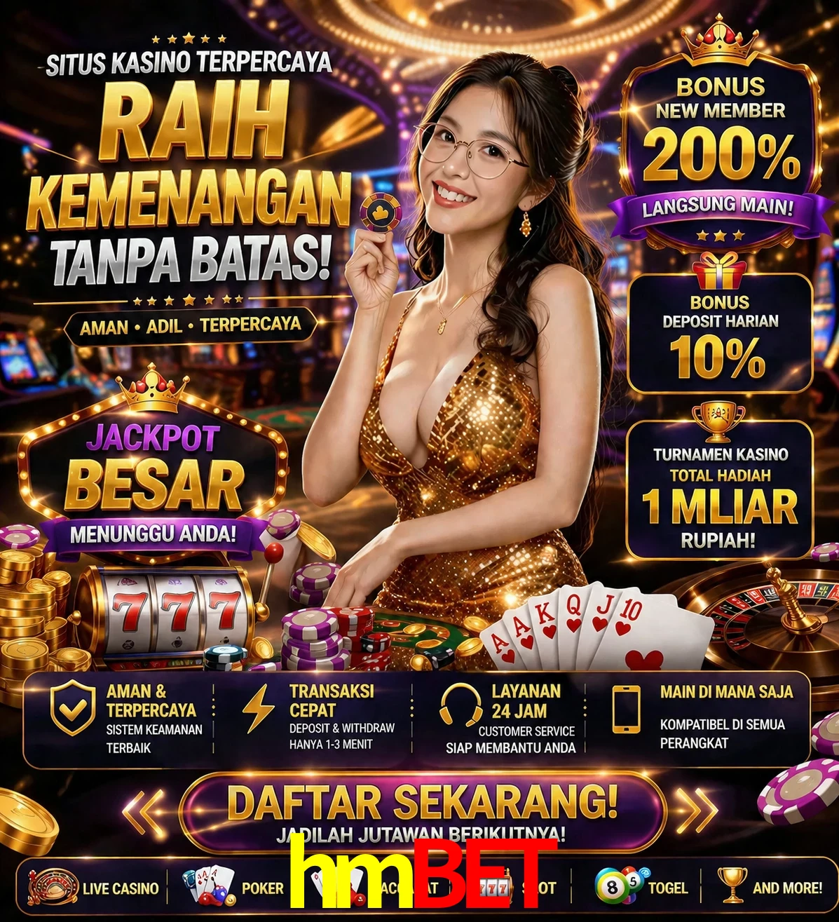 Roleta e blackjack hmbet